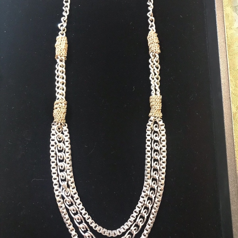 Gorgeous Mixed Metals Necklace - adjustable